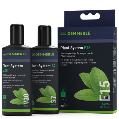 DENNERLE Plant SystemSet - Kit 3 engrais : V30+E15+S7 - 50 ml Aqua Store