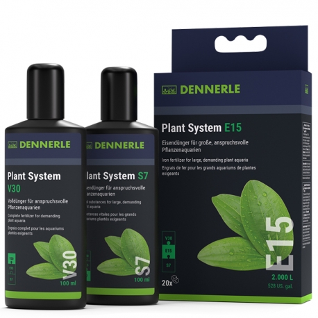 DENNERLE Plant SystemSet - Kit 3 engrais : V30+E15+S7 - 50 ml