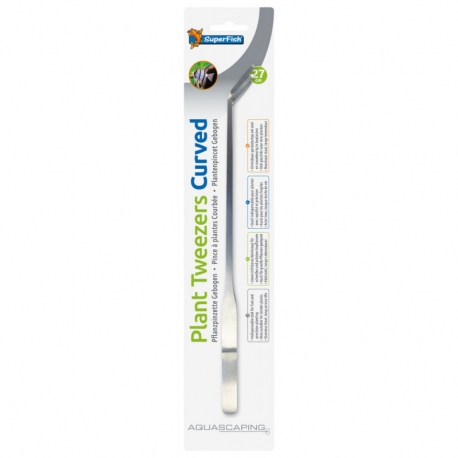 SUPERFISH Plant Tweezers - Pince à planter courbée - 27 cm Aqua Store