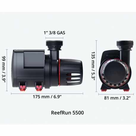 RED SEA ReefRun DC 5500 - Pompe de remontée pour aquarium