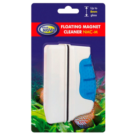 AQUA NOVA Floating Magnet Scraper Taille M, aimant pour aquarium Aqua Store
