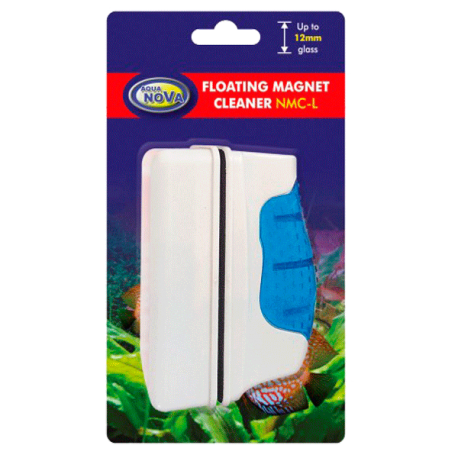 AQUA NOVA Floating Magnet Scraper Taille L, aimant pour aquarium