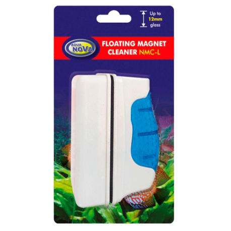 AQUA NOVA Floating Magnet Scraper Taille L, aimant pour aquarium Aqua Store