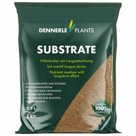 DENNERLE Plants Substrate - Substrat nutritif - 2,5 litre Aqua Store