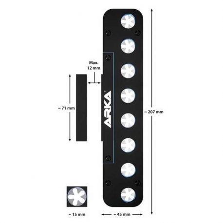 ARKA MyReef Frag Rack 8 trous - Support à boutures