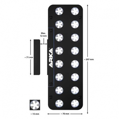 ARKA MyReef Frag Rack 16 trous - Support à boutures