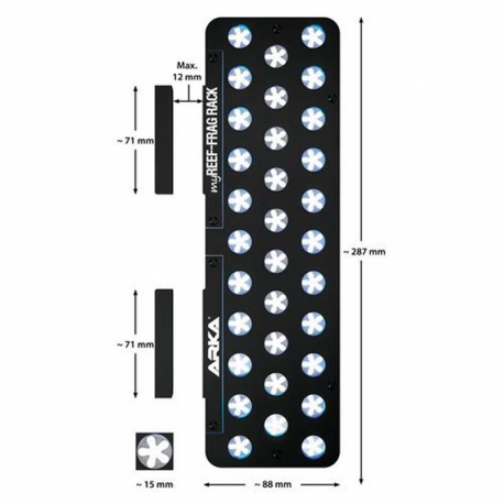 Image 1 - ARKA MyReef Frag Rack 32 trous - Support à boutures Aqua Store