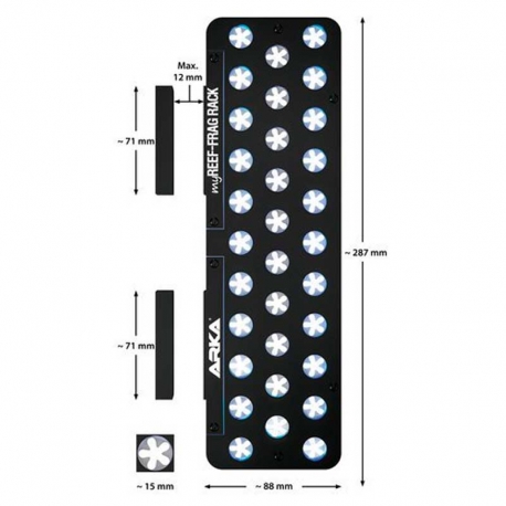 ARKA MyReef Frag Rack 32 trous - Support à boutures