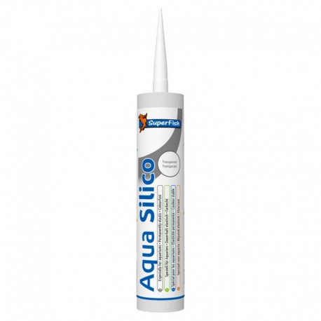 SUPERFISH Aqua Silico Transparent 300 ml - Silicone pour aquarium Aqua Store