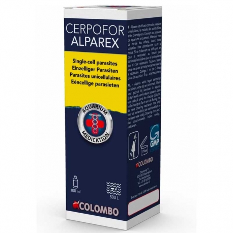 COLOMBO Cerpofor Alparex - Lutte contre les parasites unicellulaires - 100ml Aqua Store
