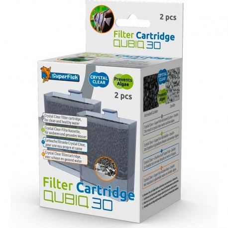 SUPERFISH Filter Cartridge QubiQ30 - Cartouches de filtration Aqua Store