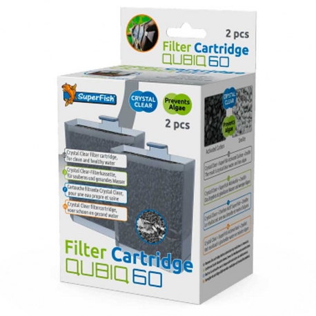 SUPERFISH Filter Cartridge QubiQ60 - Cartouches de filtration Aqua Store
