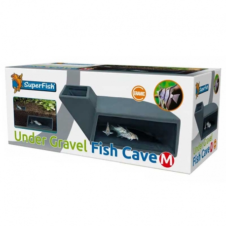 SUPERFISH Under Gravel Fish Cave M - Grotte artificielle Aqua Store