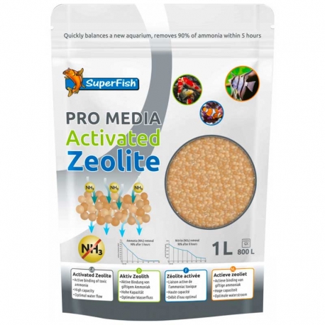 SUPERFISH Pro Media Activated Zeolite - 1000 ml Aqua Store