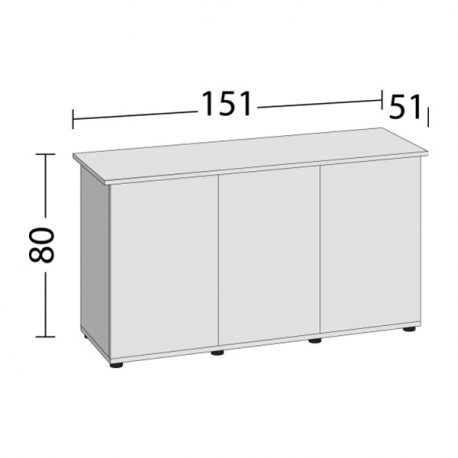 Image 2 - JUWEL meuble SBX RIO 400/450 - Chêne Clair Aqua Store