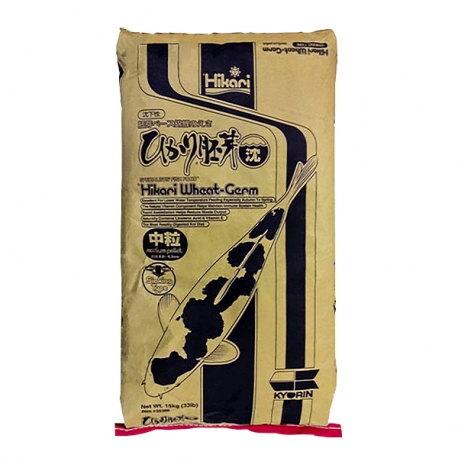 HIKARI Wheat GR Coulant Medium - 15 kg - Nourriture poissons bassin Aqua Store
