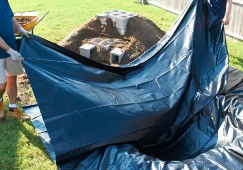 Créer un bassin de jardin avec une bâche PVC ou EPDM
