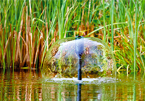 Comment créer un jet d'eau de bassin?