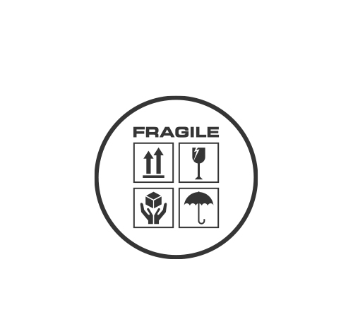 Etiquette fragile