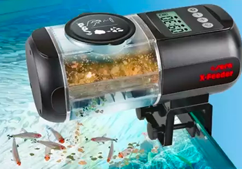 Distributeur automatique de nourriture pour poissons avec minuterie et  écran LCD pour aquarium