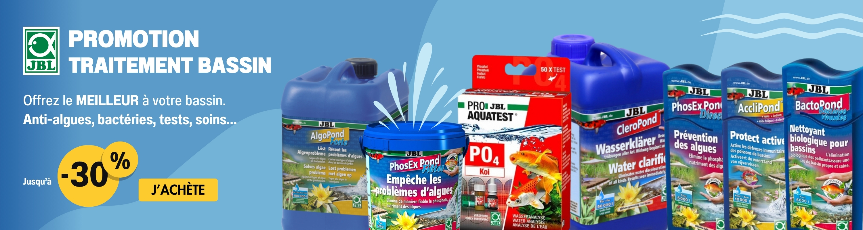 Bannière Aqua Store Promotion JBL Bassin Web